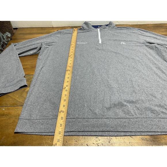 Rhoback Pullover Mens 3XL XXXL Golfer Performance Quarter Zip Sweatshirt Casual - Picture 6 of 12